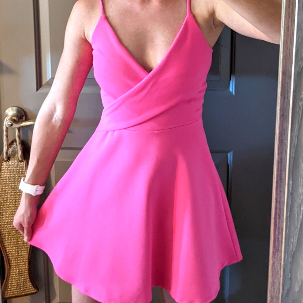 Pink Charlotte Russe Dress, Size S